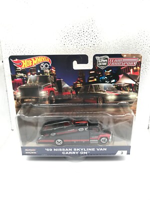 Hot Wheels Team Transport '69 Nissan Skyline Van Carry On | eBay