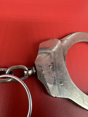手錠 金属製 detective romo Vintage Romo Detective Special Nickel Plated Handcuffs Made