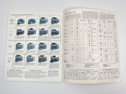 967 PONTIAC Full Line Dealership Brochure Catalog GTO 2+2 Ventura More Vintage - Foto 18 di 24