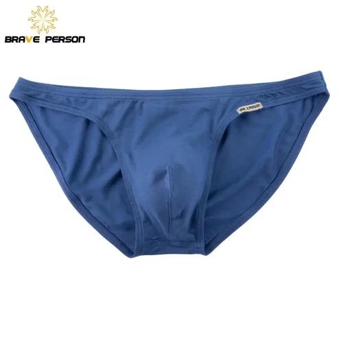 BRAVE PERSON Mens Underwear Underpants Modal Brief Sexy Low-rise Panties Briefs - Picture 4 of 32