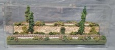 HO SCALE 16" 2-LEVEL/2 TRACK "SUMMER SCENE" -DISPLAY CASE- FOR ANY HO TRAIN