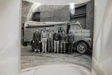 Vtg 1940s 1950s Bell System Telephone McKinney Texas Photo Dodge Truck Workers