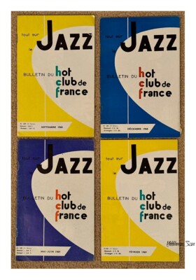 JAZZ Bulletin du Hot Club De France 4 issues 1968 69 Albert Nicholas Buddy Tate