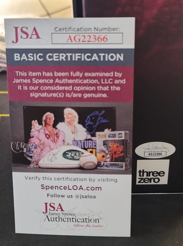 Three Zero MMPR Pink Ranger Action Figure Signed Amy Jo Johnson JSA COA ...