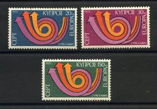 1973 - CYPRUS - LOT/41195 - EUROPE 3v. - NEW