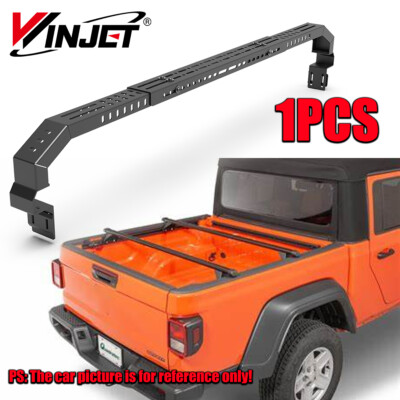 For 2020-2026 Jeep Gladiator Adjustable Steel Truck Bed Rack Cross Bar Sport Bar