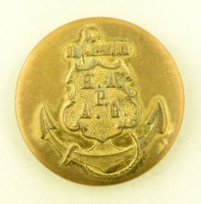 1870s-90s  Hamburg Amerikanische H.A.P.A.G. Steamship Crew Uniform Button B22