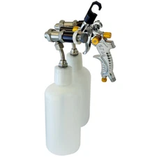Paasche LMS-2-14B Dual Head Spray Gun For Silvering / Chroming With Bottles