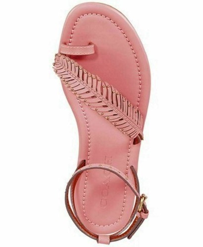 coach feather sandals
