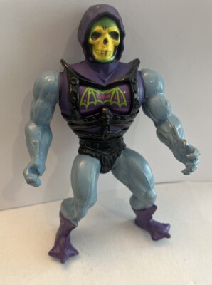 Vintage Masters Universe Battle Damage Skeletor Figure MOTU 1981-2 Mattel Mexico