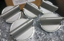W10594481 5pc Stainless Steel Stove Control Knobs Fit For Whirlpool WPW10594481
