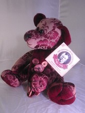 100th Anniversary Limited Edition Teddy Bear 15" Red Leg  Arms Move Stuffed Toy