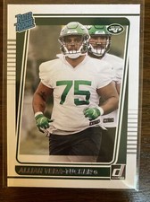 2021 Donruss Base Rated Rookies #333 Alijah Vera-Tucker - New York Jets