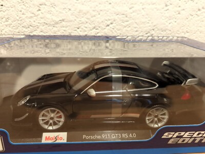 Maisto Special Edition 1/18 Black Porsche 911 GT3 RS 4.0 | eBay
