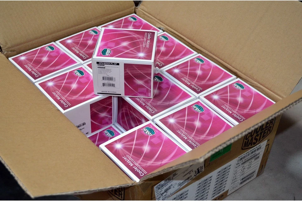 Cooler Master CPU Heatsink Fan Intel LGA1200 1150 1151 1155 1156 with Backplate - Image 3 of 3