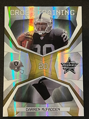2008 Leaf Rookies & Stars Cross Training Gold /500 Darren McFadden #CT-5 RC