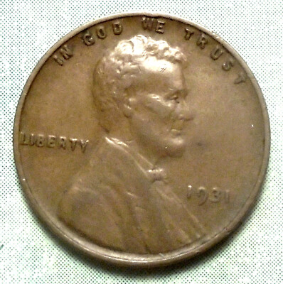 1931 Wheat Cent XF+ CHOICE EXTRA FINE Brwn LOW 19.4 MiLLiON Rare Depression Era
