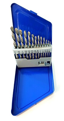 #ad 13pc EASYPOWER LEFT HAND DRILL BIT SET HIGH SPEED STEEL HSS 1 16quot; 1 4quot; #80988 $14.99