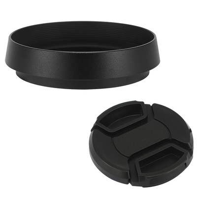 Haoge LH-LQ Metall Runden Gegenlichtblende für Leitz Leica Q Q2 Q-P QP Typ116