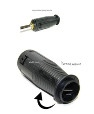 Pressure washer adjustable spray nozzle