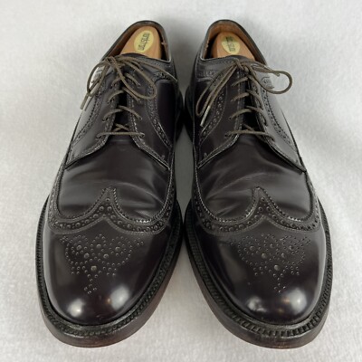 60年代 Bootmaker Guild BY FREEMAN ウィングチップ レザーシューズ ブラウン（メンズ 9 C）中古 古着 KA1995 Freeman Bootmaker Guild Long Wing Blucher | vcleat