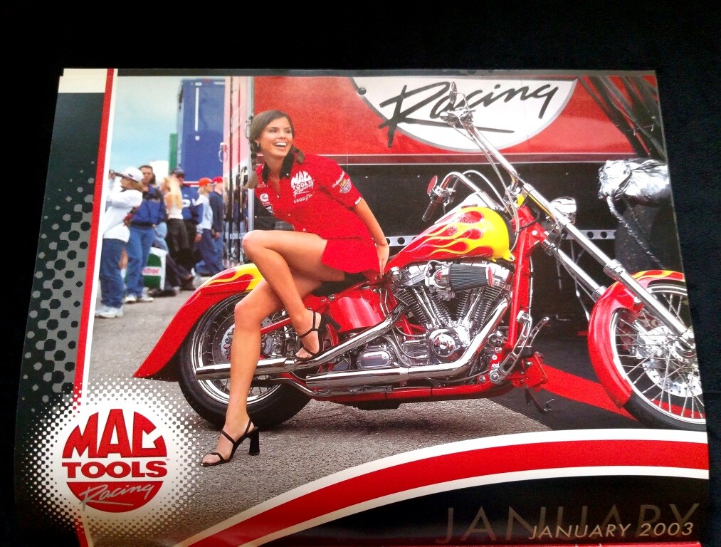 Brand New MAC Tools RACING CALENDAR Pin-Up Posters NHRA Force Prudhomme  NASCAR | eBay