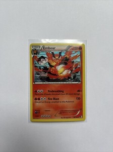 Emboar 26/149 Boundaries Crossed Holo Rare Pokemon Card LP