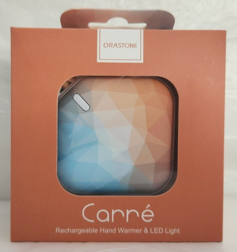 New ! Orastone Rechargeable Fast Hand Warmer & LED Light Polygon Free