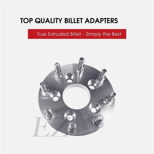 2 Wheel Adapters 5x4.5 To 8x180 | 1" | 14x1.5 Super Duty 8x6.5 Wheel on Mustang - Picture 6 of 7