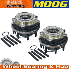 Moog Front Wheel Bearing Hub Pair For 4WD 2005-2010 Ford F-250 F-350 F-450 F-550