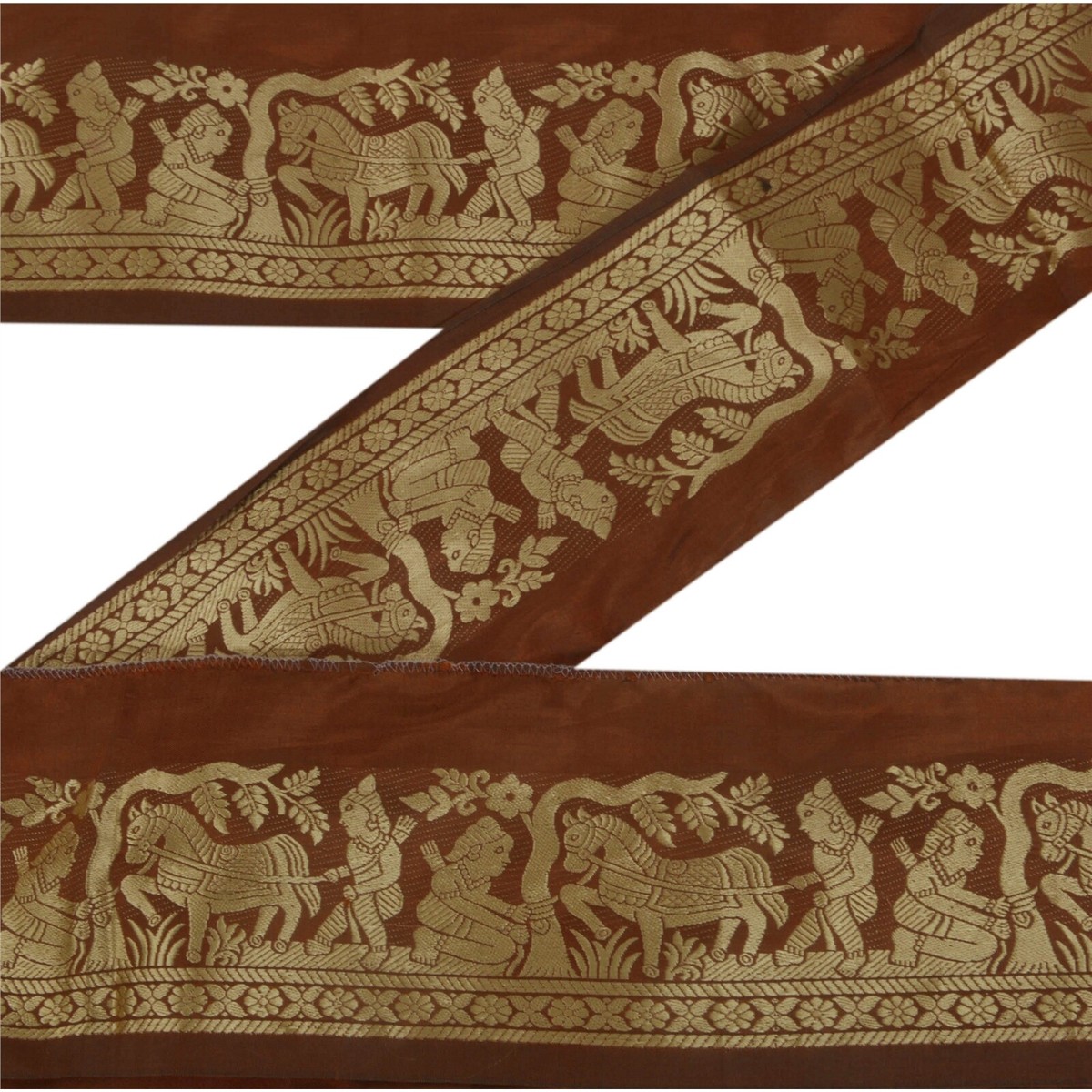 SARI様 Sanskriti Vintage 1 Yd Sari Border Woven Baluchari Trim Sewing 2.2
