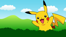 Anime video game characters digital art pikachu open Play Gaming Mat Desk