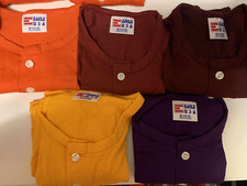 LOT OF 5 EAGLE USA BUTTON YOUTH MEDIUM 10-12 T SHIRT 50 COTTON 50 POLYESTER