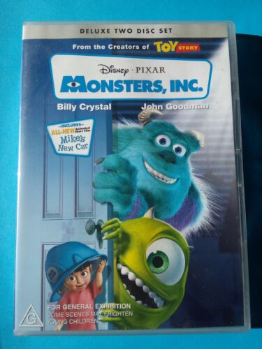 2 x disc DVD - Disney/PIXAR Monsters, Inc. Monsters Inc