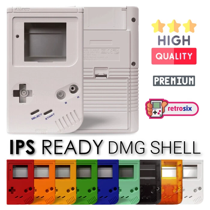 HIGH QUALITY RetroSix DMG Ersatz Gehäuse GameBoy Classic IPS READY SHELL Case