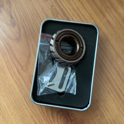 EDC Fidget Slider Métal - Anneau à Cliquet Anti-stress Pour Adultes