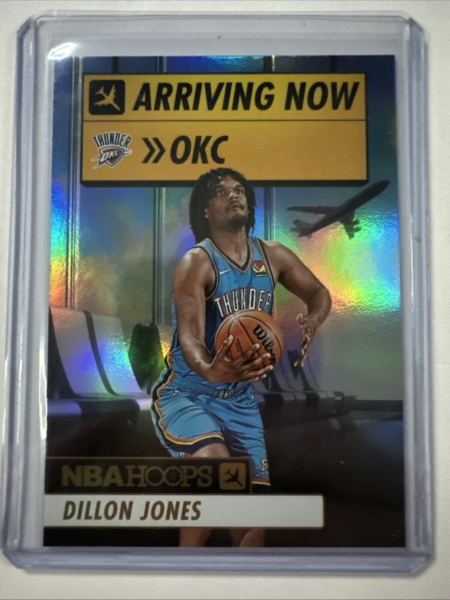 2024-25 Panini NBA Hoops Dillon Jones Arriving Now #5 RC Rookie