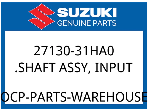 .SHAFT ASSY, INPUT