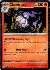 Chandelure - 38/167 (Cosmos Holo) Rare Miscellaneous Cards & Products 038/167 NM