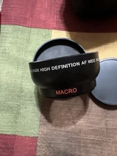 OPTEKA, "52 mm 0.43x AF Wide Angle Lens," Brand New in Pouch and Original Box