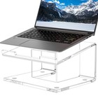 Acrylic Desktop Riser Stand Book Holder for Cookbook Laptop Tablet Recipe