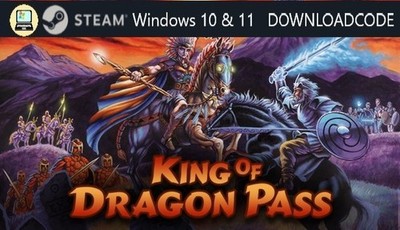 NEU PC Computer Spiel King of Dragon Pass für Windows 10 11 STEAM Download Code