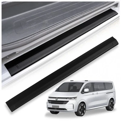 Jonc de seuil porte coulissante gauche pour Volkswagen VW Transporter 2025- Noir - Photo 1/4