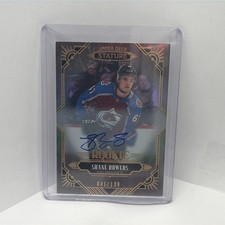 2021-21 Stature Hockey Shane Bowers #163 Rookie Auto Colorado Avalanche /199