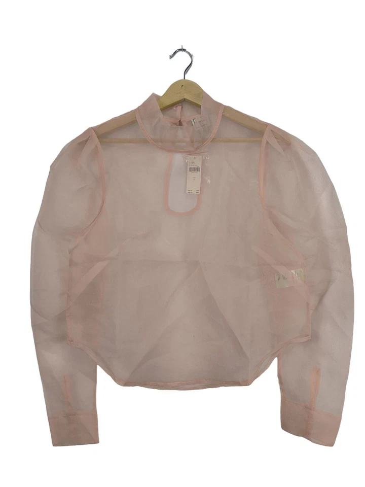 MAEVE Blouse transparente Dames Blouse T EU 36 rose style festif - Photo 1/4