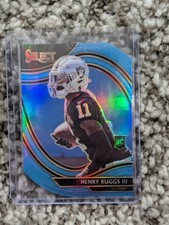 2020 Panini Select - Field Level Henry Ruggs III #358 Blue Prizm Die-Cut (RC)