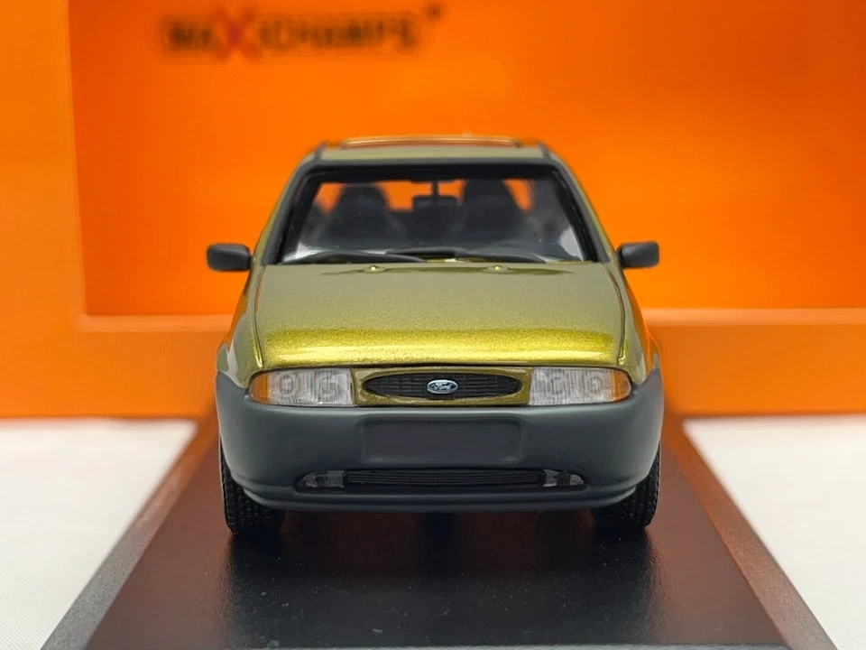 Ford Fiesta Mk1 1995 Metallic Gold 1/43 Diecast Model Car Minichamps Maxichamps - Image 3 of 4