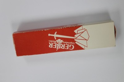 Early 80's Vintage Gerber Command I Orange handle w sheath (GCI003694)