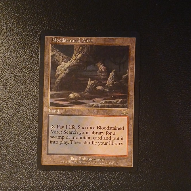 Bloodstained Mire Onslaught Rare LP Magic the Gathering MTG