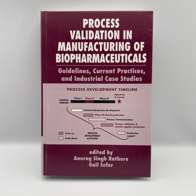 Process Validation in Manufacturing of Biopharmaceuticals by Gail K Sofer Book